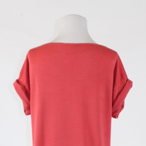 Salmon pink THE LIMITED scoop neck sweater M - Picture 8 of 8
